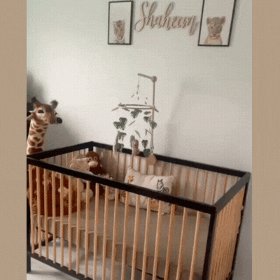 Mobile bébé - Forêt Tropicale en Feutrine & Bois – Thème Jungle Douce