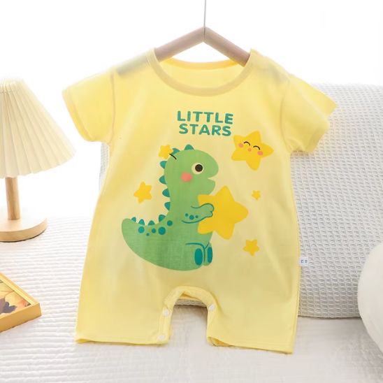 Barboteuse bébé garçon légère en coton respirant