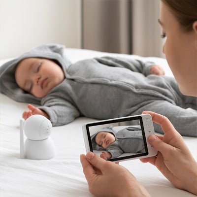 Camera de surveillance pour bébé sans WiFi avec connexion FHSS sécurisée et stable