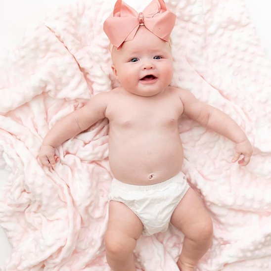Couverture bébé en coton bio | Naturelle & Douce