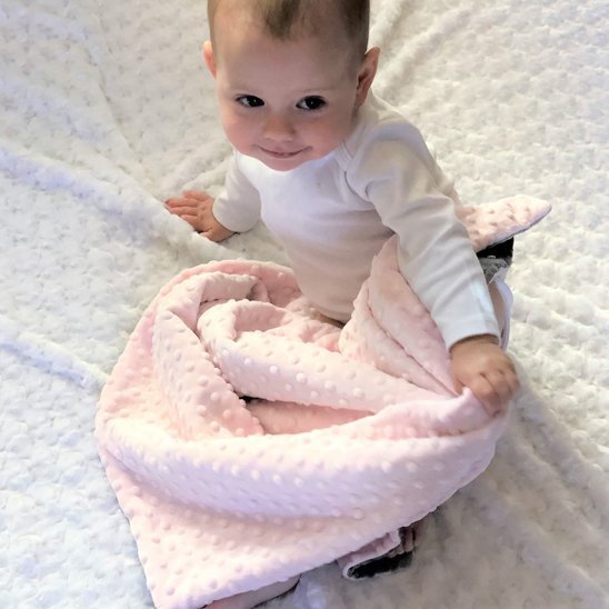 Couverture bébé en coton bio | Naturelle & Douce