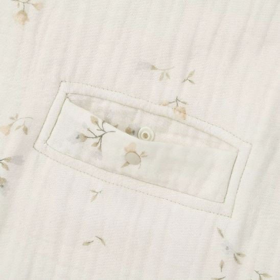 Turbulette bébé coton bio TOG 2, vue arrière sur fond blanc, unisexe.