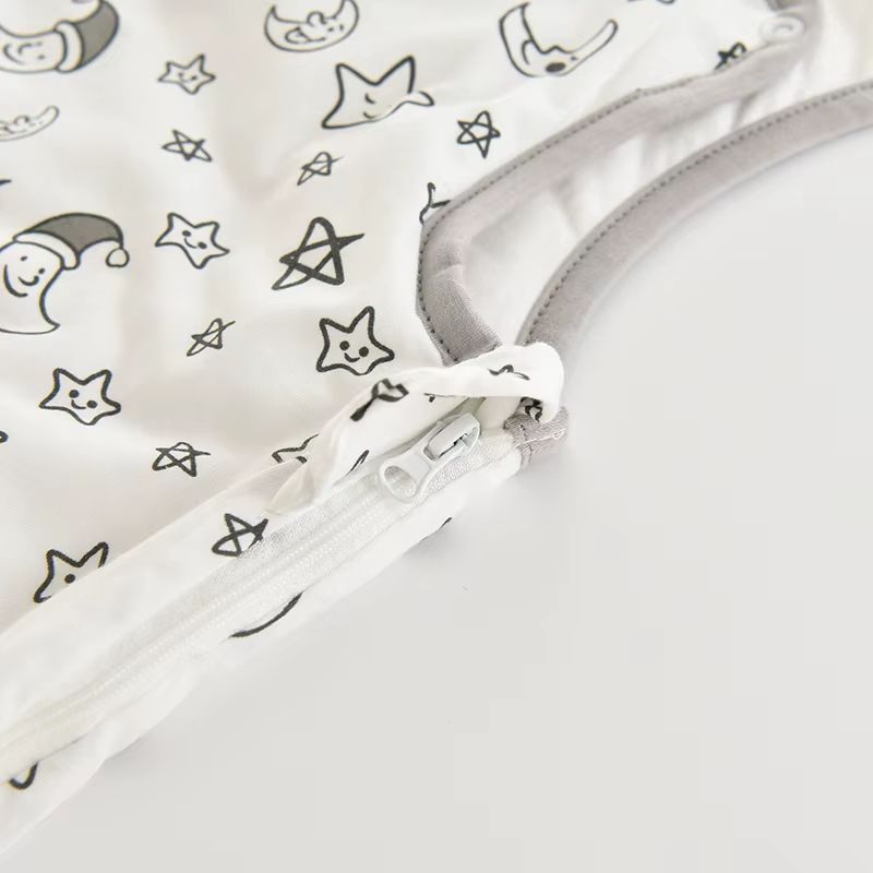 Gigoteuse bébé légère motif lune et étoiles – coton doux