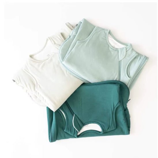 Gigoteuse bébé vert pâle en bambou respirant – TOG 1.0