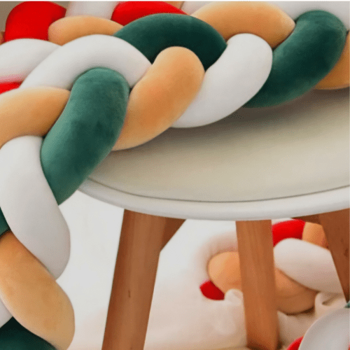 La Tresse de Lit - Caramel blanc et vert - Spot Bébé