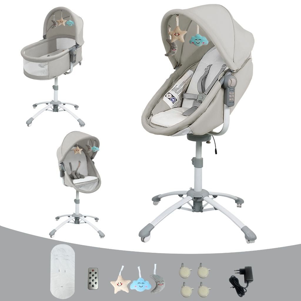 Lit Cododo 4-en-1 Évolutif avec musique intégrée et télécommande