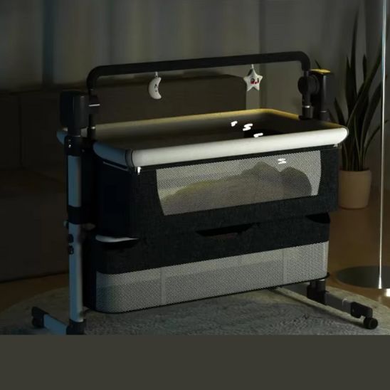 Lit cododo inclinable avec roulettes, solution anti-reflux pour bébé