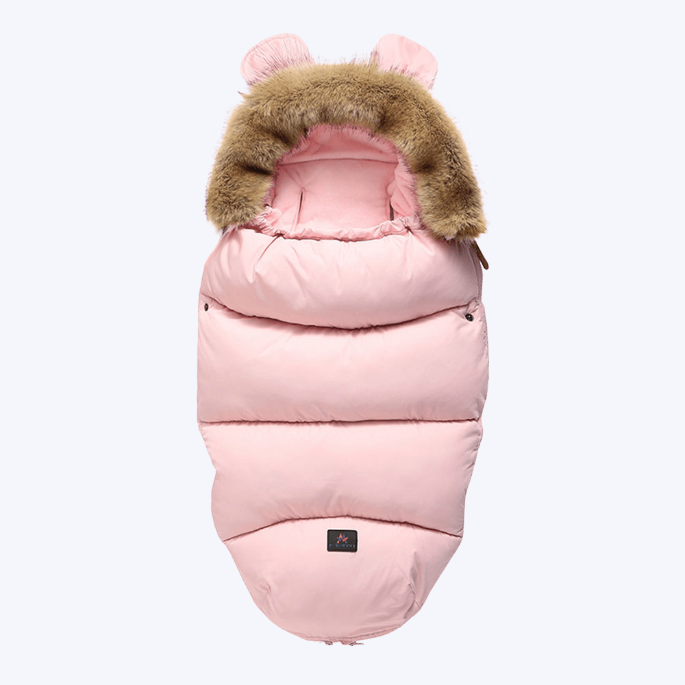 Nid d’ange bébé rose clair cocon douillet, idéal hiver et mi-saison – Spot Bébé
