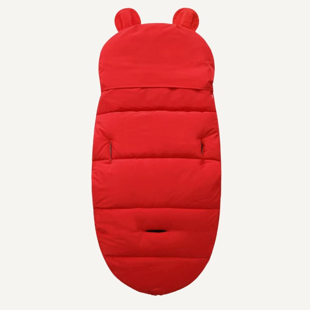 Nid d’ange bébé rouge cocooning, doublure chaude et résistante – Spot Bébé