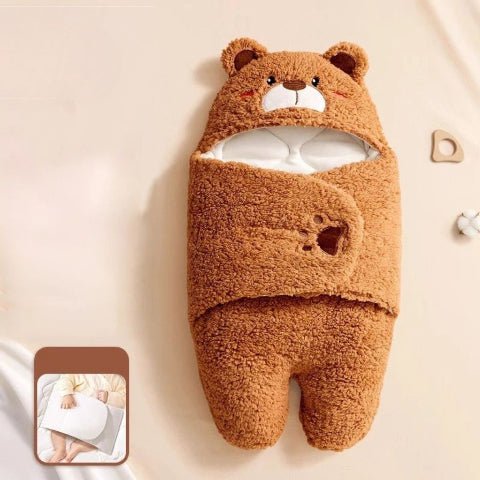 Nid d’ange bébé petit ours brun, protection hivernale