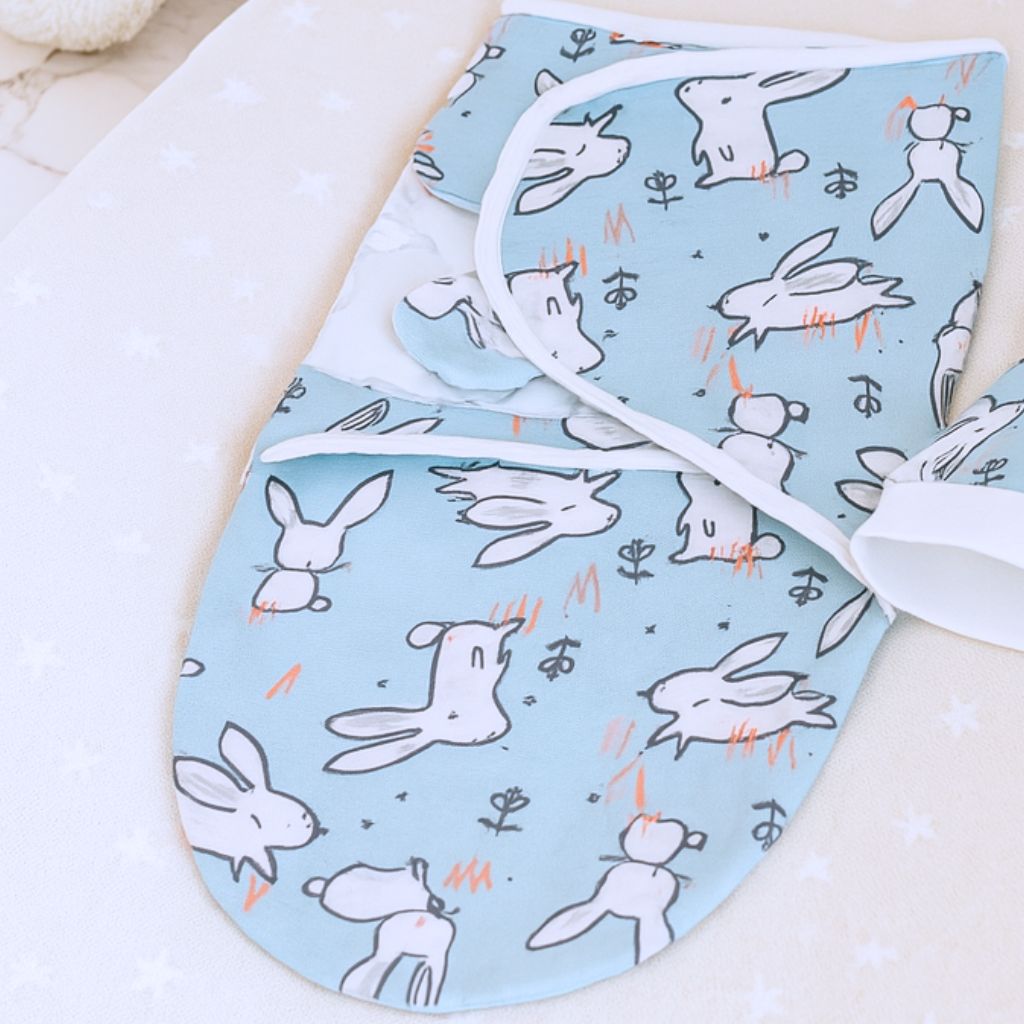 Nid d'ange Mon Coco Lapin – Léger avec bonnet assorti – Accessoire bébé doux | Spot Bébé