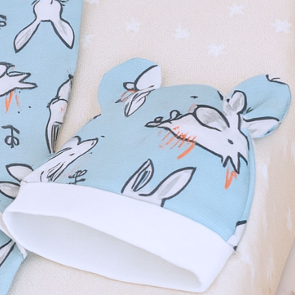 Nid d'ange Mon Coco Lapin – Léger avec bonnet assorti – Accessoire bébé doux | Spot Bébé
