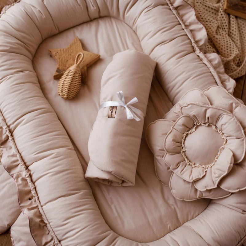 Nid pour bébé cocon beige confortable et sécurisant – photo 2