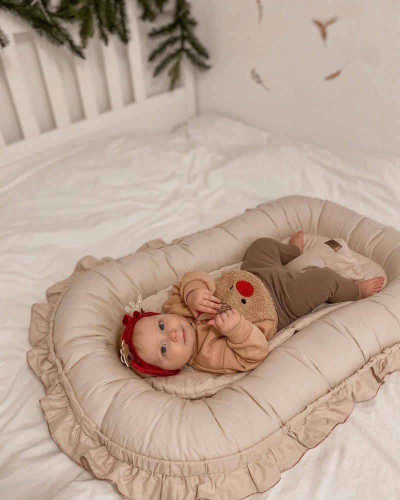 Nid pour bébé cocon beige confortable et sécurisant – photo 1