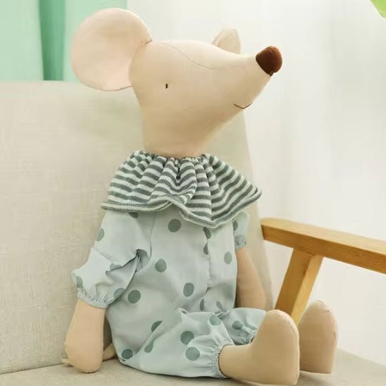 Grande peluche souris en coton, parfaite pour le sommeil des enfants