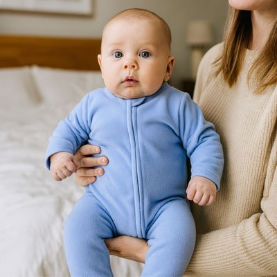 Pyjama bébé respirant et doux pour peau sensible