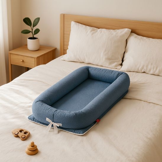 Réducteur de lit bébé ensemble complet avec oreiller et literie