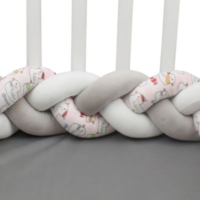 Tour de Lit Bébé – Petit Prince | Gris & Blanc Doux et Élégant – Accessoire bébé doux | Spot Bébé