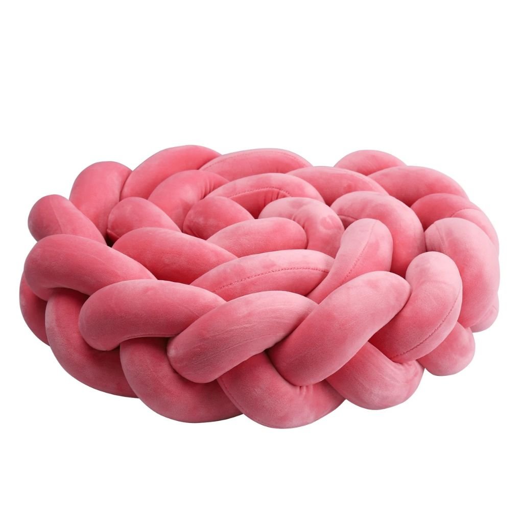 Tour de lit tresse rose framboise – Tresse de lit 3 brins pour bébé - Spot Bébé