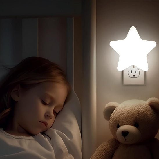 Veilleuse étoiles à douce lumière pour la nuit