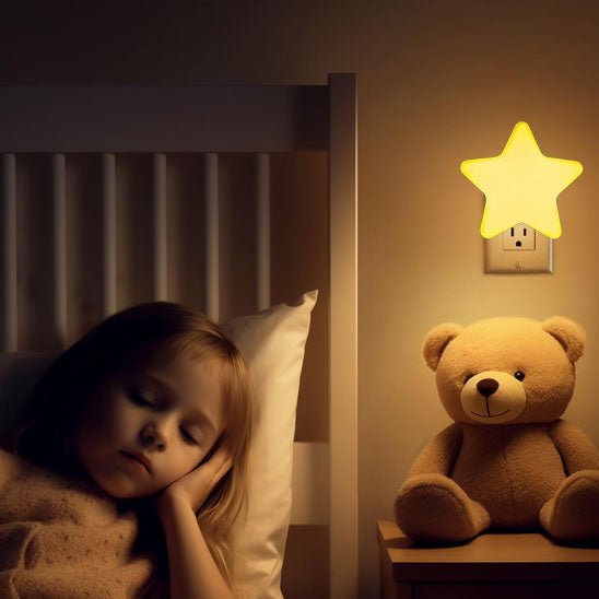 Veilleuse bébé LED en forme d’étoiles