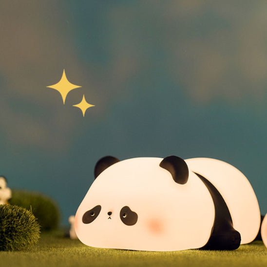 Veilleuse bébé panda portable idéale pour voyage et camping