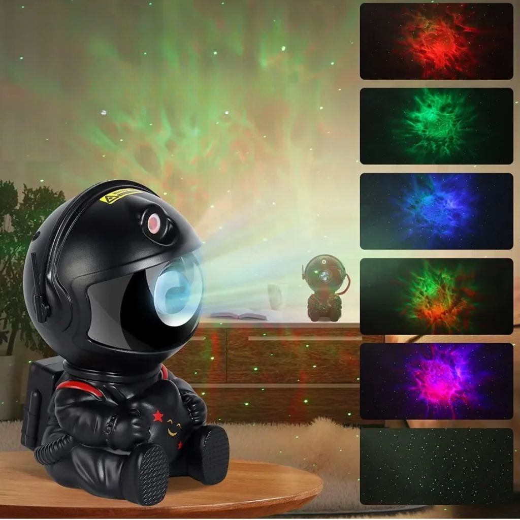 Veilleuse projection noire au design moderne pour chambre d’enfant
