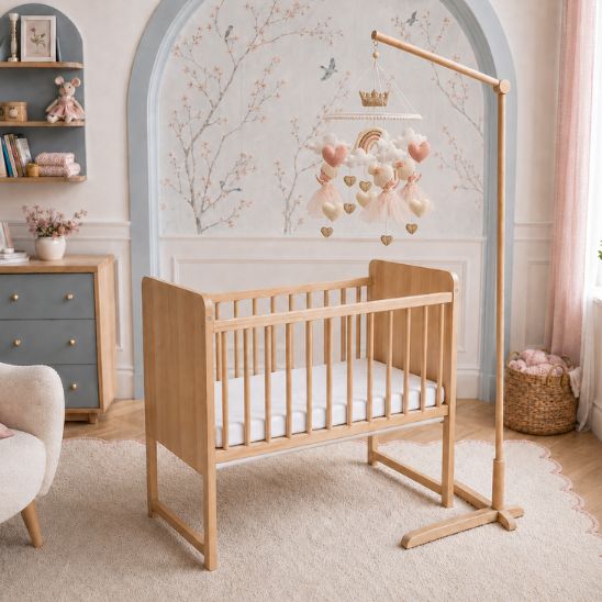 Comment installer un mobile bébé sans le fixer aux barreaux ?