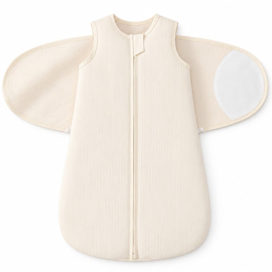 Gigoteuse bébé crème avec zip devant