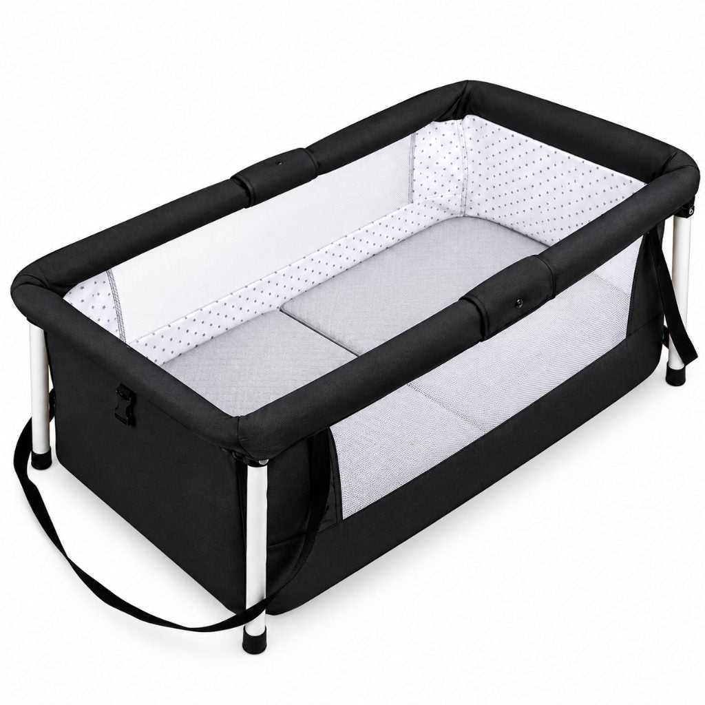 Berceau de voyage pliable Baluchon noir minuit