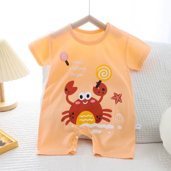 Barboteuse bébé combinaison légère en coton respirant