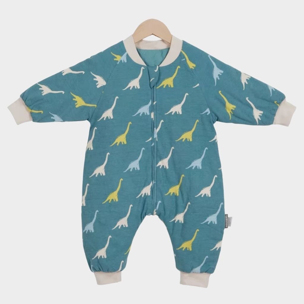 Barboteuse bébé dinosaures – combinaison chaude et confortable pour garçon ou fille