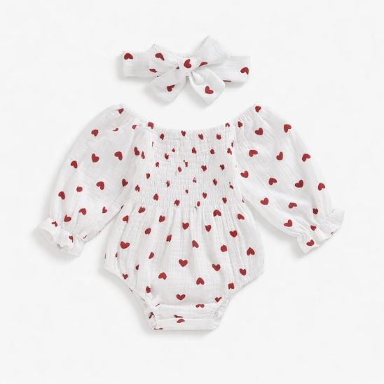 Barboteuse bébé fille coton doux blanc idéale pour été confortable