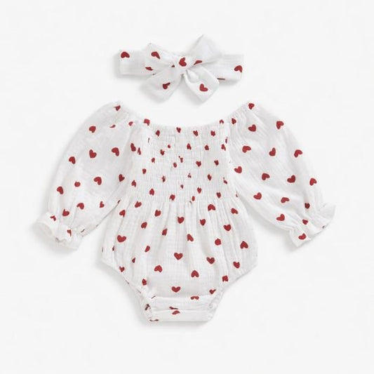 Barboteuse bébé fille coton doux blanc idéale pour été confortable