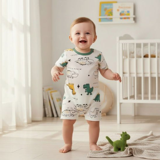 Barboteuse bébé garçon confortable pour bébé actif