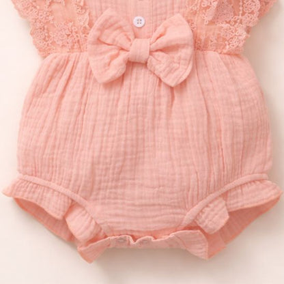 Barboteuse bébé fille été légère et respirante idéale pour fortes chaleurs