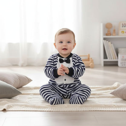 Barboteuse garçon douce et enveloppante pour bébé