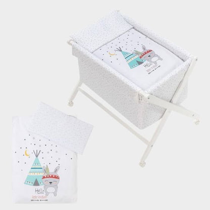 Berceau bébé complet pour cododo vue d’ensemble du couchage