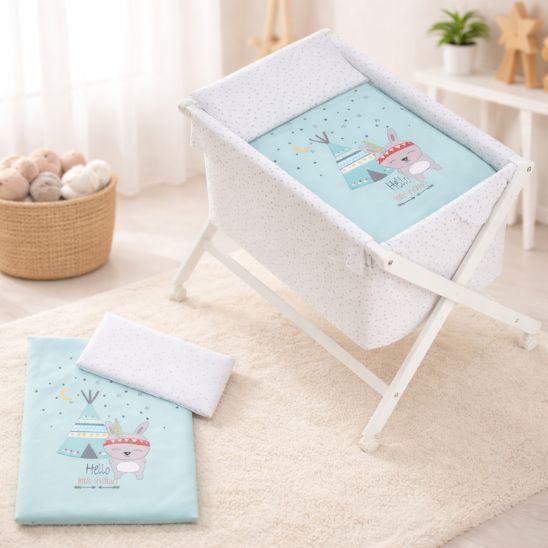 Berceau bébé complet pour cododo avec matelas et literie inclus