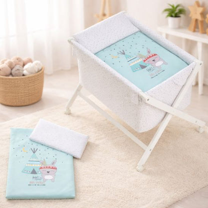 Berceau bébé complet pour cododo avec matelas et literie inclus