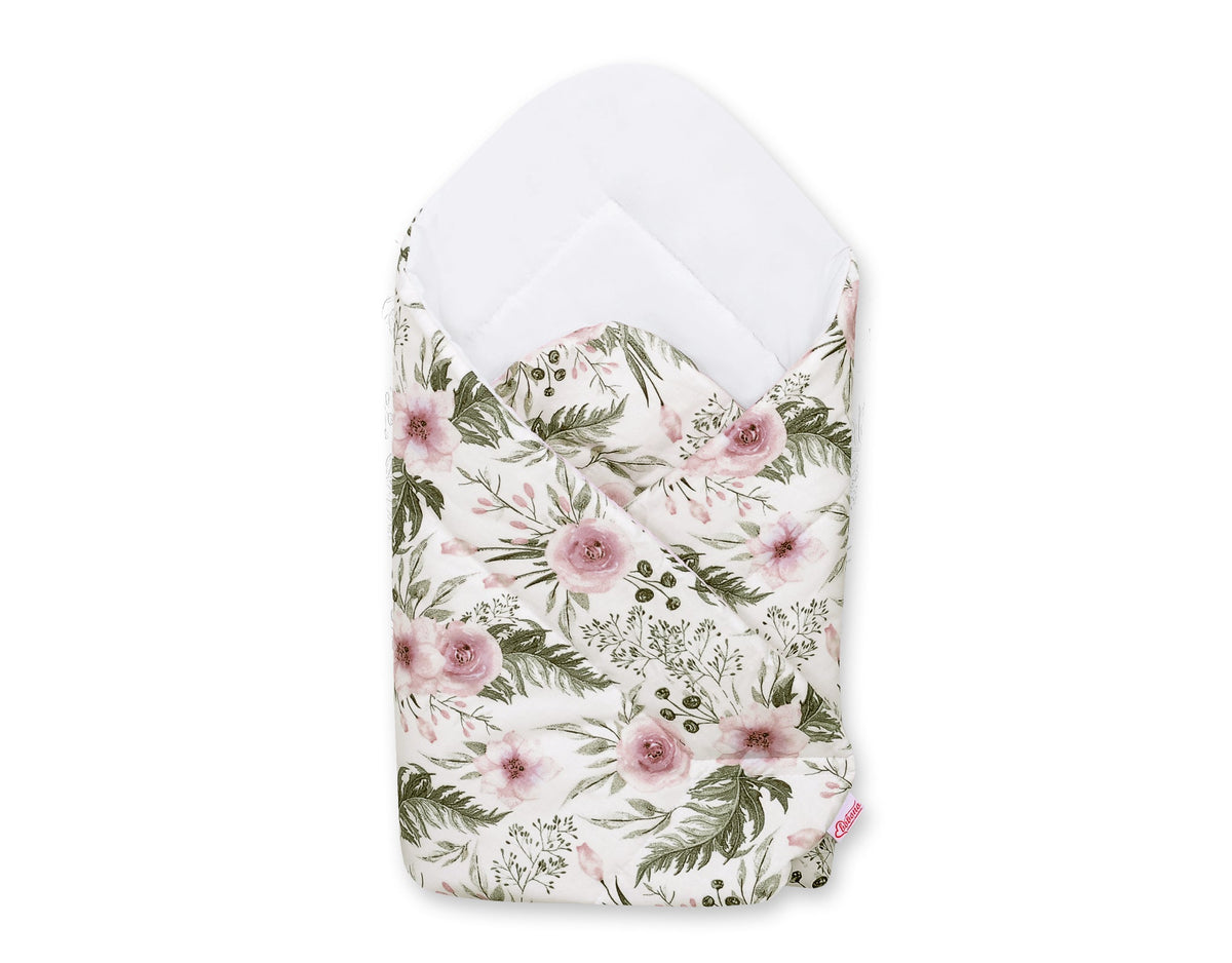Berceau bébé en hêtre avec matelas – Motif parachute doux