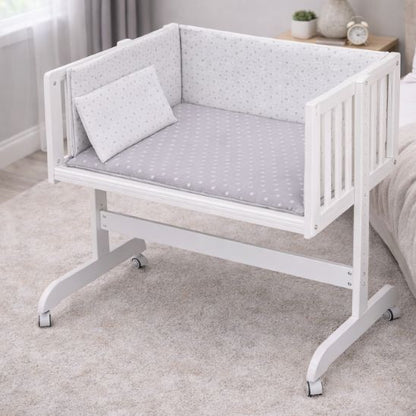 Berceau en bois pour bébé literie incluse design élégant