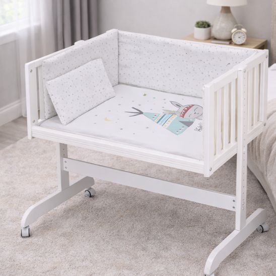 Berceau en bois pour bébé literie incluse pour chambre bébé