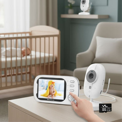 Moniteur vidéo 5 pouces avec double camera surveillance bebe