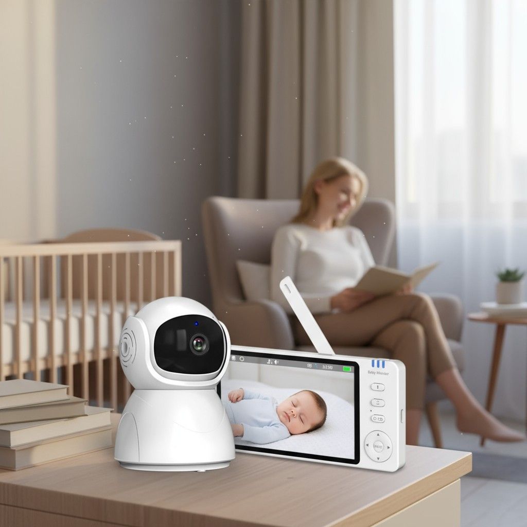 Camera de surveillance pour bébé avec détection de pleurs et alerte sonore VOX intelligente
