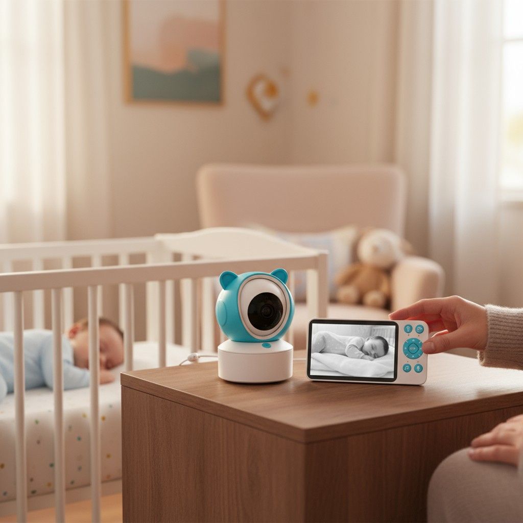 Camera surveillance bébé avec capteur de température et d’humidité intégré