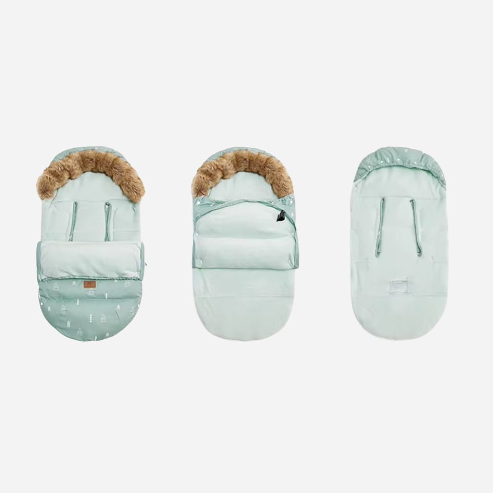 Chancelière hiver bébé avec fermeture éclair double sens