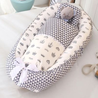 Couffin bébé - biologique multicolore hypoallergénique et polyvalence - Spot Bébé