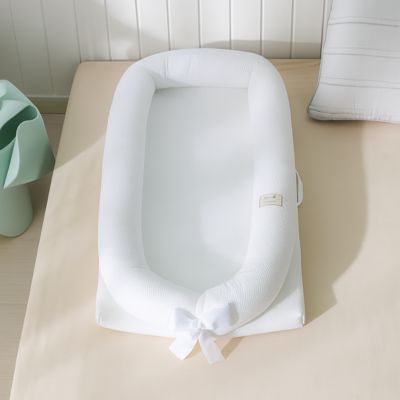 Couffin Bébé - Blanc Ultra Confort – Idéal pour les Mamans et le Co - Dodo – Accessoire bébé doux | Spot Bébé