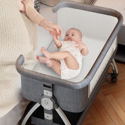 Couffin Bebe - Cododo avec Roulettes – Réglable 6 hauteurs – Matelas Respirant - Spot Bébé